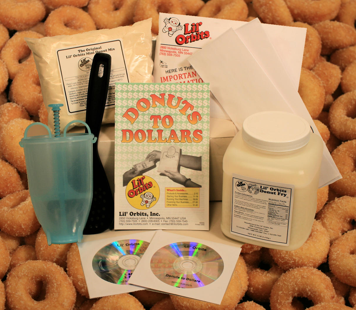 Lil' Orbits Deluxe Introkit with mix and supplies